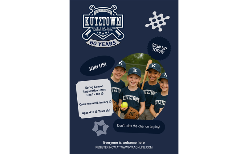 Spring Season 2026 Registration IS NOW OPEN!